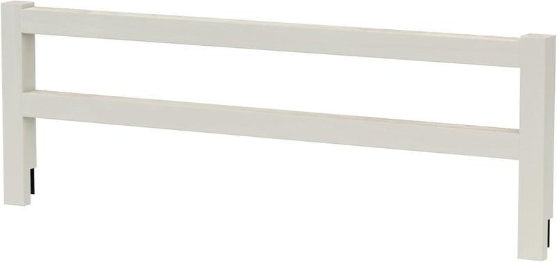 CC KITS Safety Guard Rail for Baby, Kids, and Children - Solid Wood Safety Bed Rail for Toddlers - Easy Installation - Premium Protection for Bunk, Twin, Full, Queen and King Size Beds - (Vintage White) - Image 1